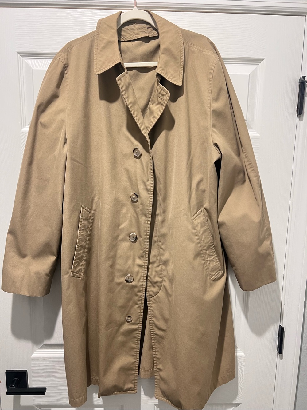 Vintage 1960s Long Fog Trench
